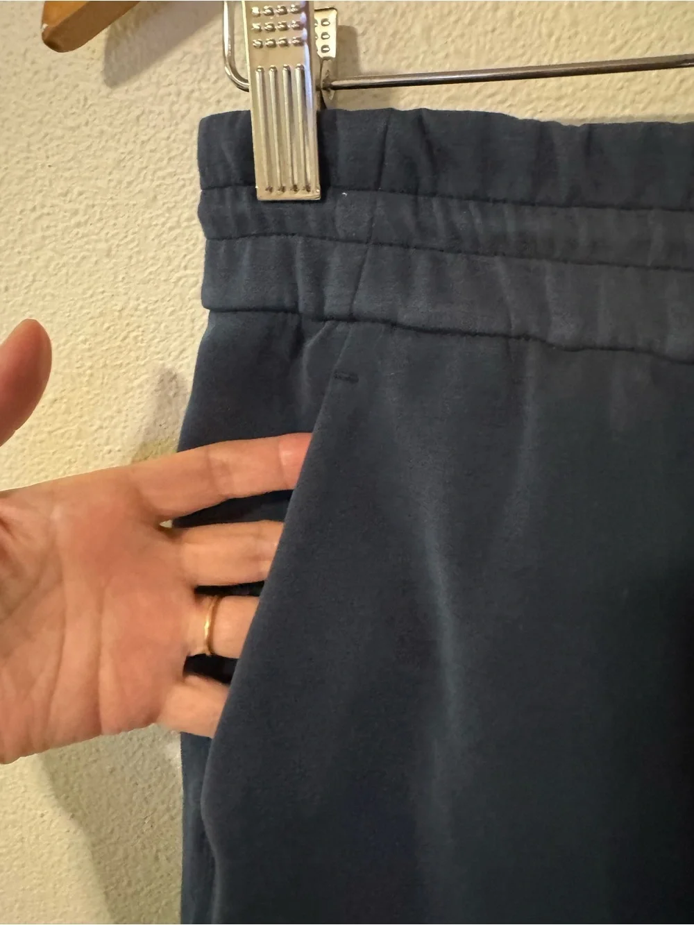 Lululemon Softstreme High-Rise Pant True Navy Pockets Straight Leg Athleisure-6